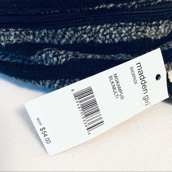 Madden Girl Striped Backpack - Picture 14 of 14